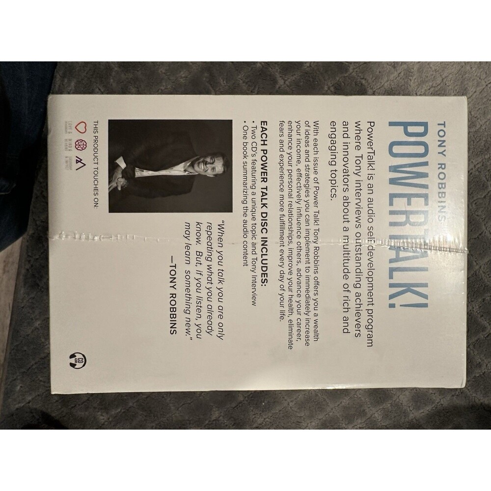 TONY ROBBINS: Powertalk Program 12 Lecture/29 CD Set With Booklets VG+ - Picture 4 of 4